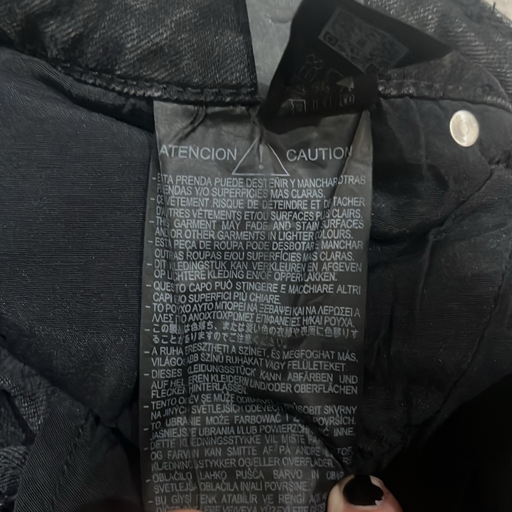 🖤Zara Black denim jeans🖤 - Picture 6 of 7